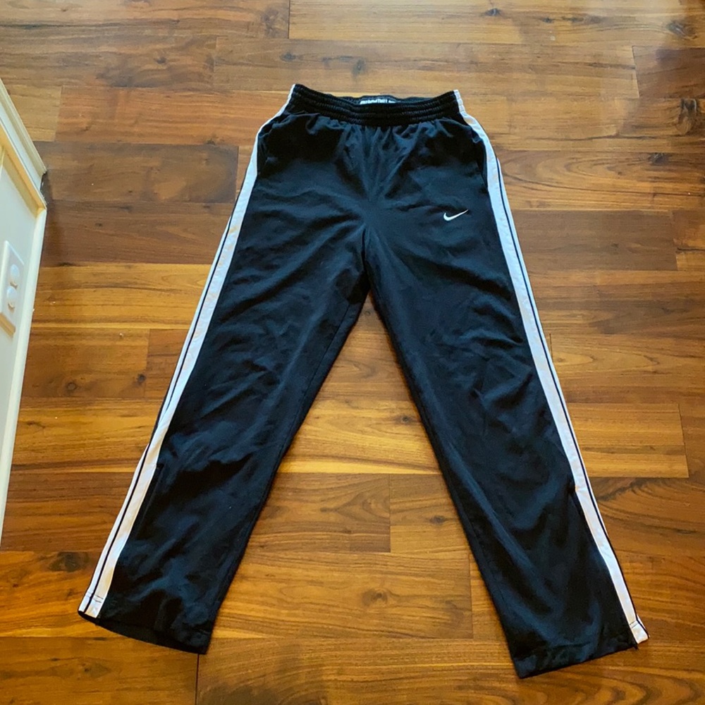 Black Nike basketball pants.